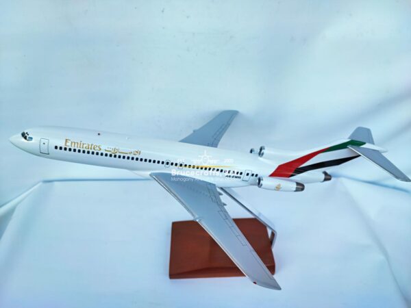 Model of B727-200 Emirates Airlines with detailed craftsmanship.